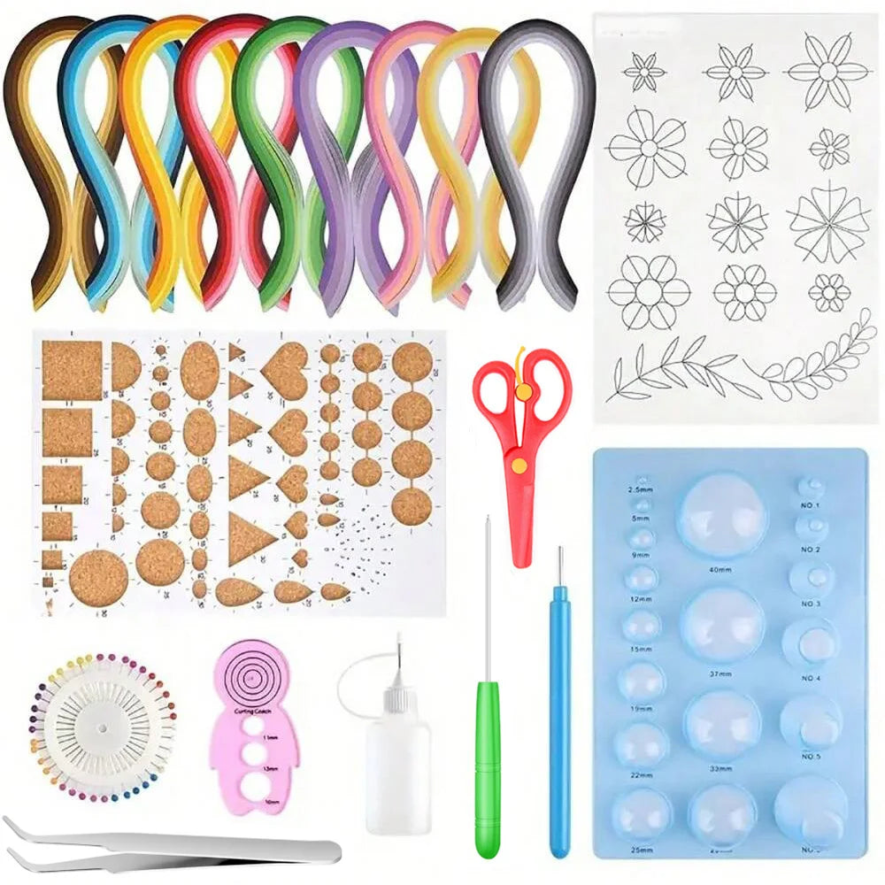 🧶 Paper Quilling Tools Kit – Complete Set for Handmade Crafts, Scrapbooking & Paper Art