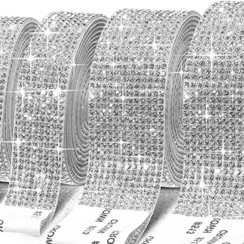 1 Yard Self-Adhesive Crystal Rhinestone Sticker Ribbon