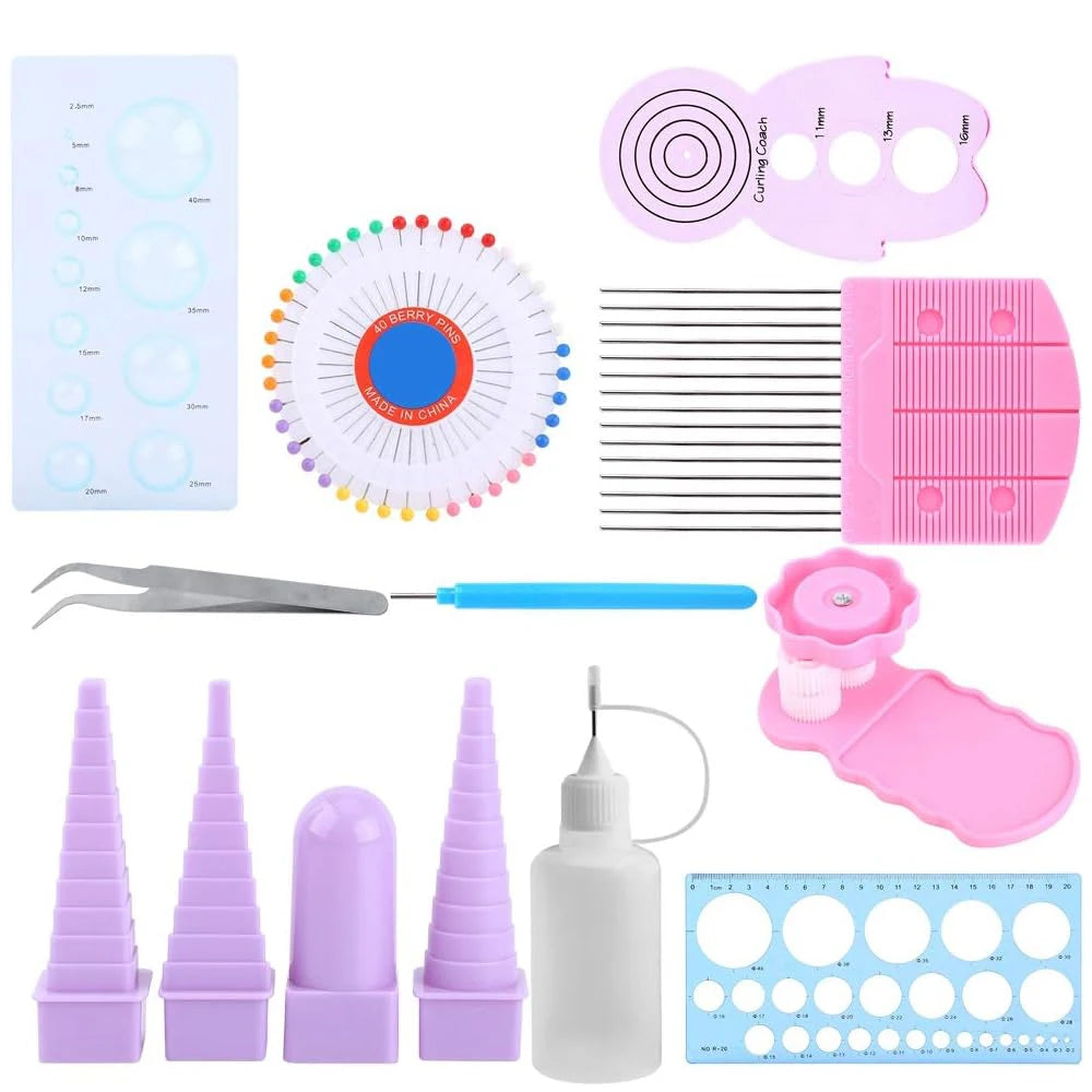 🧶 Paper Quilling Tools Kit – Complete Set for Handmade Crafts, Scrapbooking & Paper Art