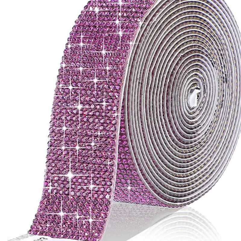1 Yard Self-Adhesive Crystal Rhinestone Sticker Ribbon
