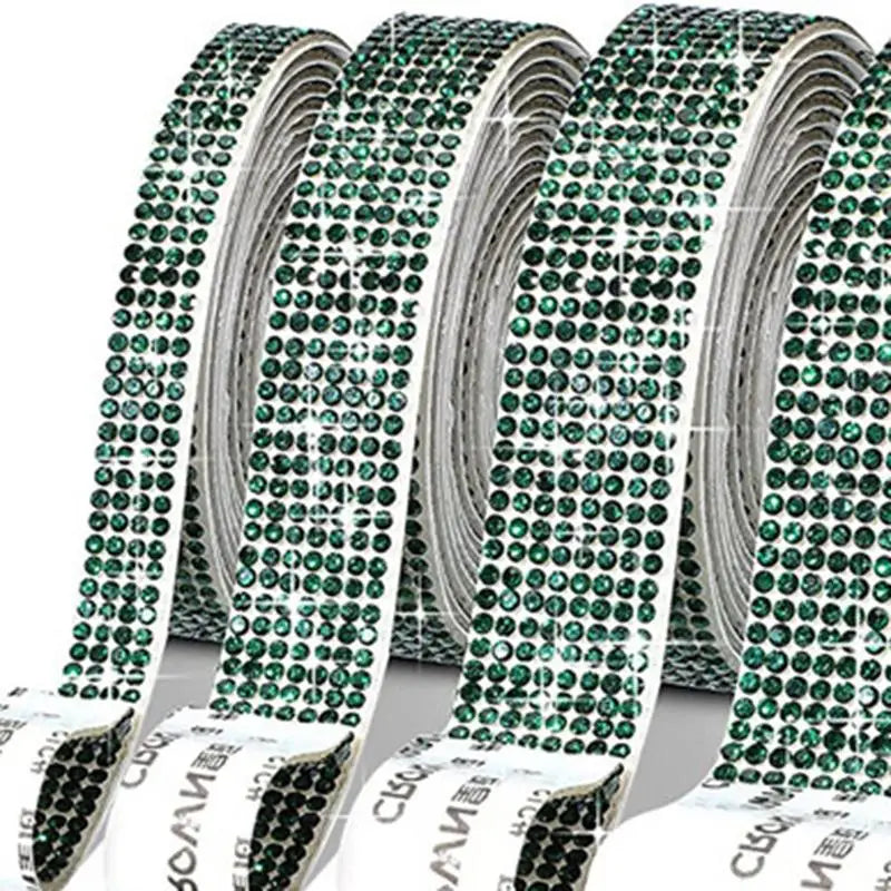 1 Yard Self-Adhesive Crystal Rhinestone Sticker Ribbon