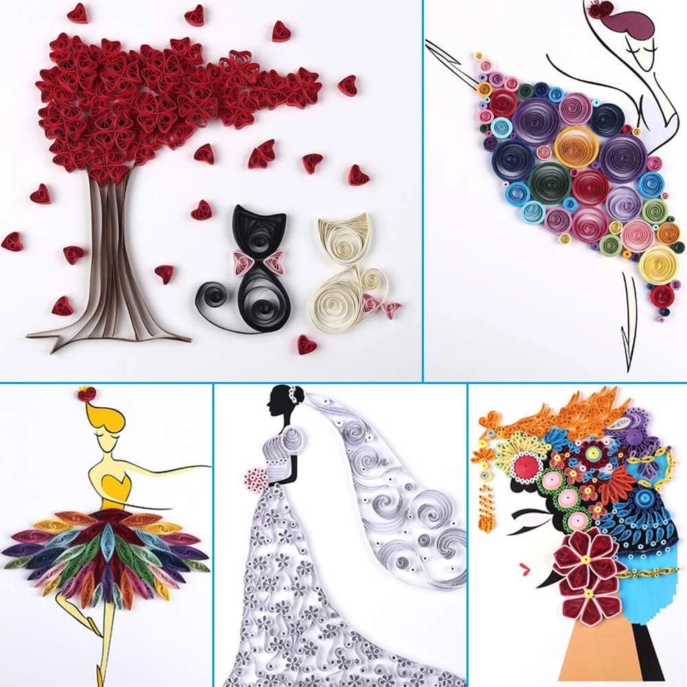 🧶 Paper Quilling Tools Kit – Complete Set for Handmade Crafts, Scrapbooking & Paper Art