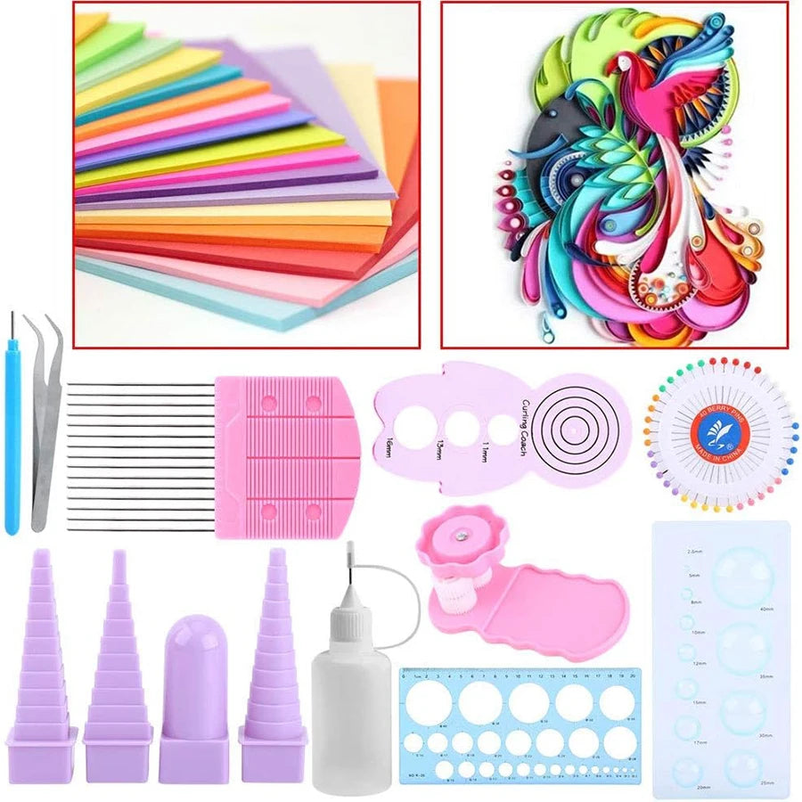 🧶 Paper Quilling Tools Kit – Complete Set for Handmade Crafts, Scrapbooking & Paper Art