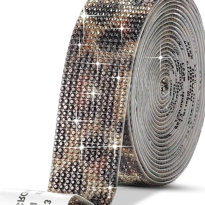 1 Yard Self-Adhesive Crystal Rhinestone Sticker Ribbon