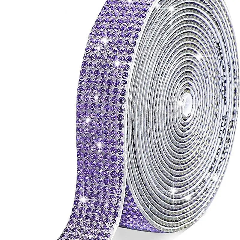 1 Yard Self-Adhesive Crystal Rhinestone Sticker Ribbon