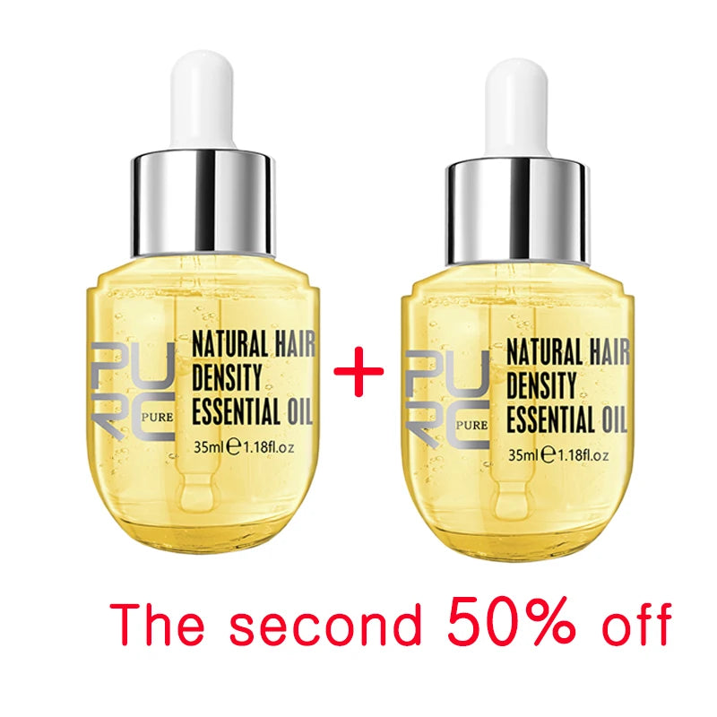 PURC PURC Ginger Hair Growth Oil – Fast Hair Loss Treatment &amp; Hair Repair Solution Hair Growth Oil Fast Hair Loss Treatment Smoothing Repair Damaged Hair Growth Products for Men Women Hair Care