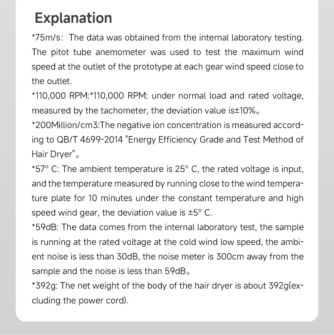 DOCO High Speed Hair Dryer – 75m/s Airflow | 200 Million Negative Ions | 110,000 RPM Motor