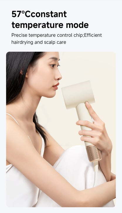 DOCO High Speed Hair Dryer – 75m/s Airflow | 200 Million Negative Ions | 110,000 RPM Motor