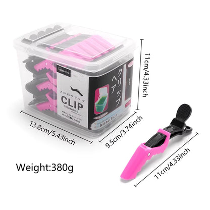 💇♀️ 30Pcs/Box Traceless Wide-Tooth Hair Clips – Professional Salon Styling Tools ✨