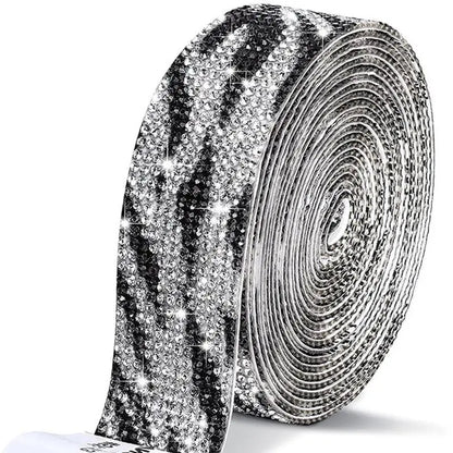1 Yard Self-Adhesive Crystal Rhinestone Sticker Ribbon