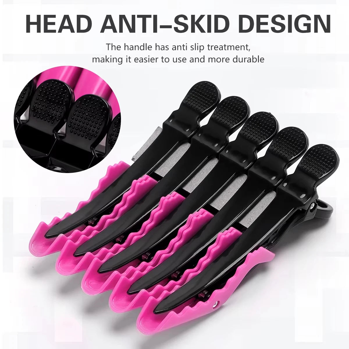 💇♀️ 30Pcs/Box Traceless Wide-Tooth Hair Clips – Professional Salon Styling Tools ✨