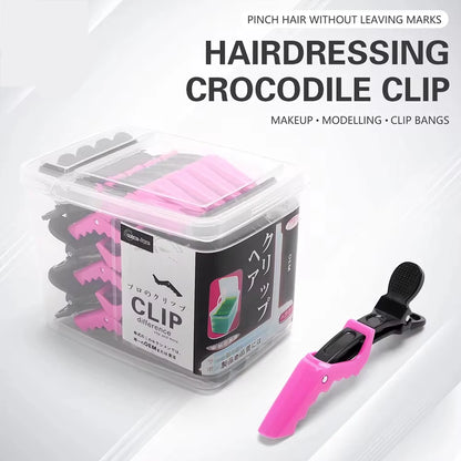 💇♀️ 30Pcs/Box Traceless Wide-Tooth Hair Clips – Professional Salon Styling Tools ✨