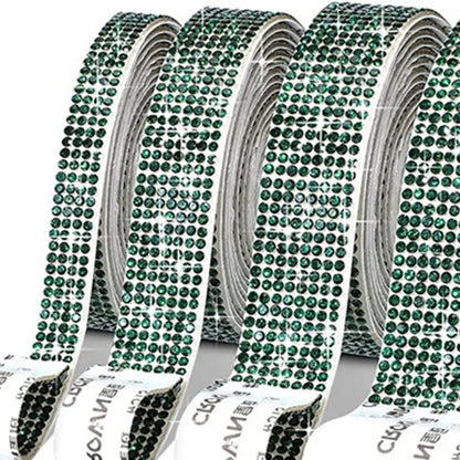 1 Yard Self-Adhesive Crystal Rhinestone Sticker Ribbon