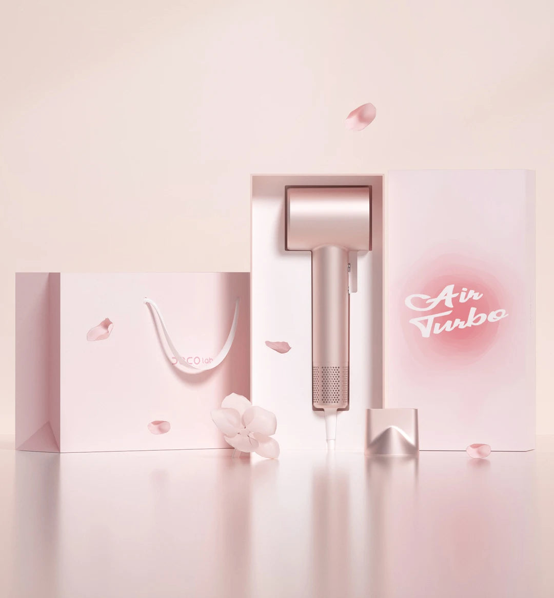 DOCO High Speed Hair Dryer – 75m/s Airflow | 200 Million Negative Ions | 110,000 RPM Motor