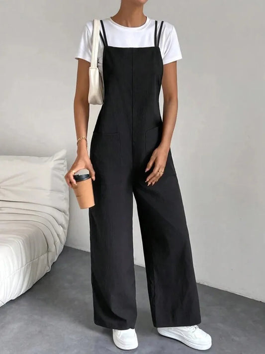 Sexy Backless Bodycon Jumpsuit – Long Sleeve V-Back Playsuit