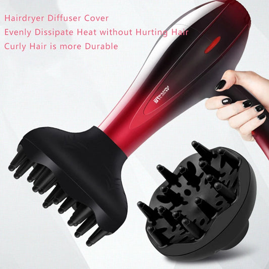 🌬️ Universal Hair Diffuser – Professional Styling Tool for Curly &amp; Wavy Hair 🖤 Enhance Your Curls. Reduce Frizz. Salon Results at Home.