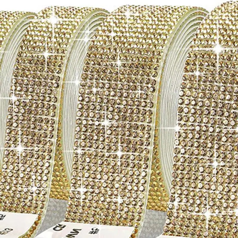 1 Yard Self-Adhesive Crystal Rhinestone Sticker Ribbon