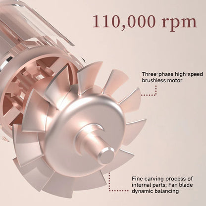 DOCO High Speed Hair Dryer – 75m/s Airflow | 200 Million Negative Ions | 110,000 RPM Motor