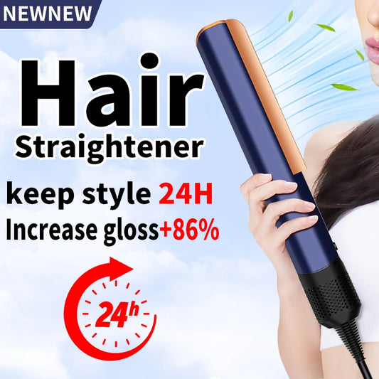 Airstrait Hair Straightener &amp; Hair Dryer – 2-in-1 Negative Ion Styling Tool for Long-Lasting Hair Care
