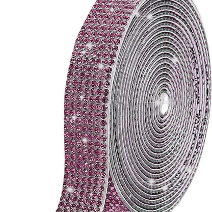 1 Yard Self-Adhesive Crystal Rhinestone Sticker Ribbon